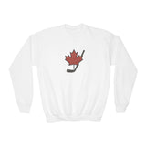 Maple Stick Youth Crewneck Sweatshirt – Maple Leaf Pride