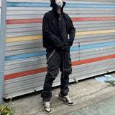 Niche High Street Multi Pocket American Cargo Pants For Men