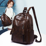 Soft Leather Fashion Ladies Backpack
