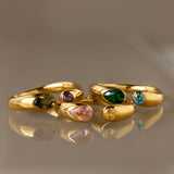 Stainless Steel December Birthstone Ring