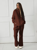 Women's Long Sleeved Sweatshirt Set