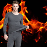 Men's thick and velvet thermal underwear suit