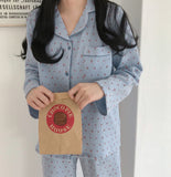 Girls Cute Cherry Fruit Pajamas Set