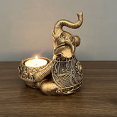 Animal Elephant Resin Candlestick Dining Table Study Decorations Decoration Wax