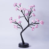 Tree Rose Lamps Fairy Desk Night Lights USB Operated