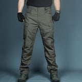 Cotton Multi-pocket Casual Tactical Cargo Pants Men Hard-wearing Shorts