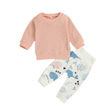 Baby Girls Long-sleeve Suit Two-piece Set