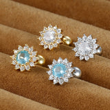 SUNFLOWER Piercing Ear Stud Screw