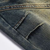 Fashion Washed Straight Jeans For Men