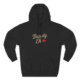 Beauty Eh Canadian Hoodie - Maple Leaf Pride Pullover Sweatshirt - Womens Canada Day Apparel - Cozy Fleece Lined Hooded Sweatshirt