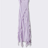 Women's Fashion Chiffon Ruffle Dress
