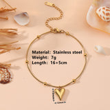 Titanium Steel Heart Love Heart Jewelry