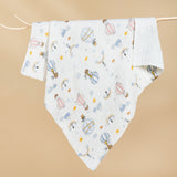 Newborn Baby Printed Pure Cotton Gauze Blanket