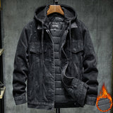 Thick Denim Jacket Men