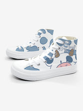 Girls Graffiti Canvas Shoes High Top Casual Sneakers