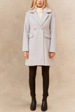 Freja Double Coat Notched Lapel Elegant Warm Chic