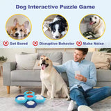 Dog Puzzle Toy – Honeycomb Interactive Feeder