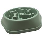 Slow Feeder Dog Bowl – Bone-Shaped for Healthy Eating
