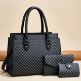 Plaid Women's Bag Suit Large Capacity Fashion