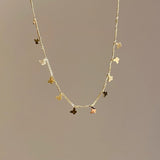 Accessories - Multiple Small Butterfly Necklaces For Women