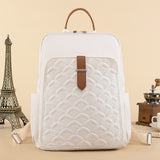 Fish Pattern Simple Backpack Large Capacity