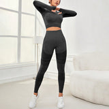 Seamless Workout Clothes Outdoor Sports Suit