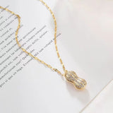 Peanut Pendant Necklace