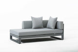 Oasis 3-Piece Aluminum Outdoor Sectional