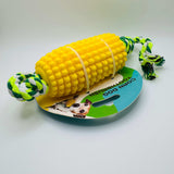 Indestructible Chew Toy for Aggressive Chewers Dog – Corn-Shaped