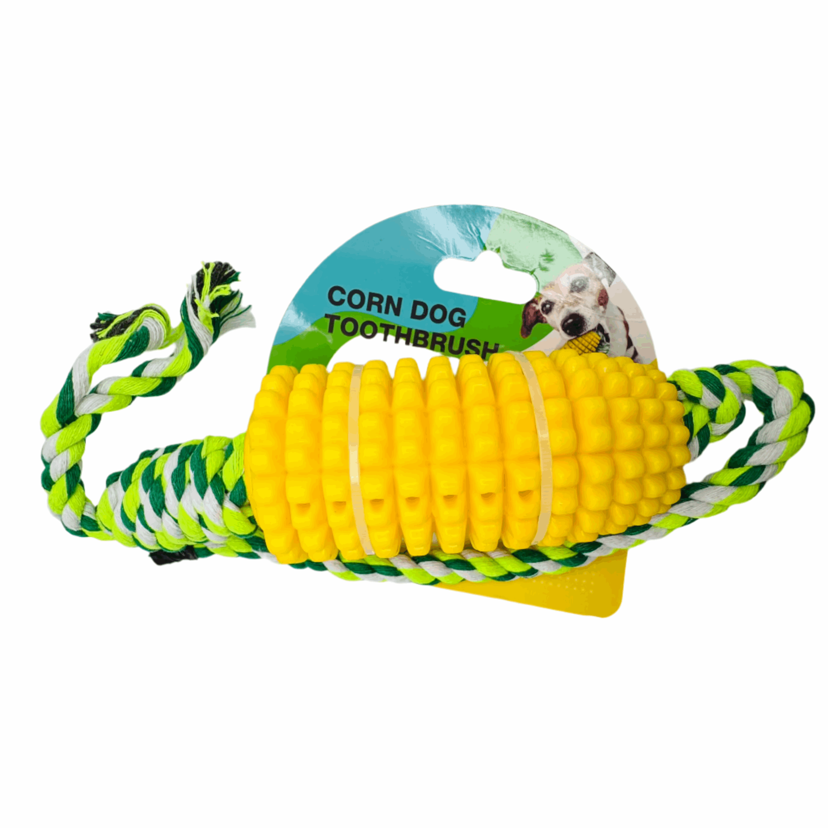 Indestructible Chew Toy for Aggressive Chewers Dog – Corn-Shaped