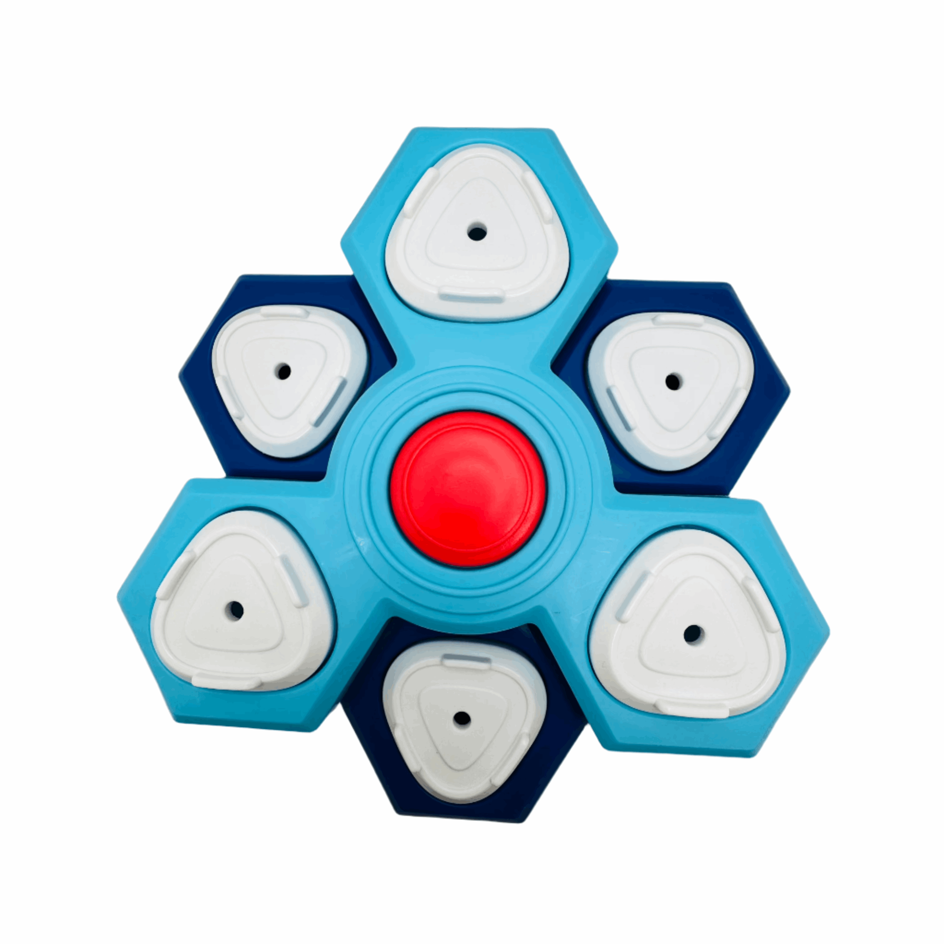 Dog Puzzle Toy – Honeycomb Interactive Feeder