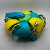 Dog Toy Ball with Grab Tabs – 2-in-1 Frisbee for Play
