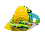 Indestructible Chew Toy for Aggressive Chewers Dog – Corn-Shaped