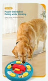 Round Interactive Puzzle Feeder for Dogs