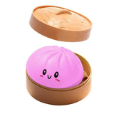 Simulation Dumpling Squeezable Toys Squishy Colorful Glitter Anti