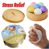 Colorful Dumpling Squishes Stress Balls Fidget Sensory Toys Simulation