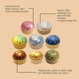 Simulation Dumpling Squeezable Toys Squishy Colorful Glitter Anti