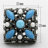 TK1309 - High polished (no plating) Stainless Steel Ring with