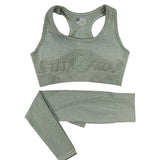 2PCS Seamless Yoga Set Women