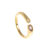 Stainless Steel December Birthstone Ring