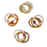 Vintage Red Agate Natural Stone Ring For Women