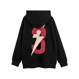 Fashion Lightning Printed Hoodie Men
