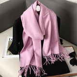 Solid Color Maillard Scarf