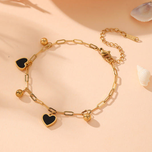 Titanium Steel Heart Love Heart Jewelry