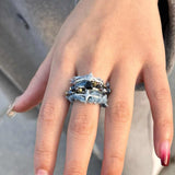 Women's Creative Retro Denim Ring