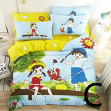 Home Textile Cute Cartoon Children Bed Sheet / Quilt Cover