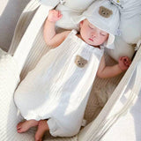 Kid's Clothing-Cotton Gauze Newborn Baby Jumpsuit