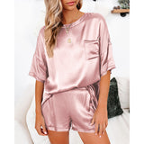 Pajama Set Short Silky
