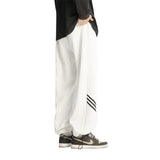 Fashion American Heavy Striped Sweatpants Men