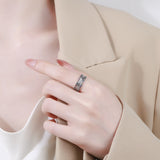 S925 Sterling Silver Retro Tang Grass Rattan Flower Ring